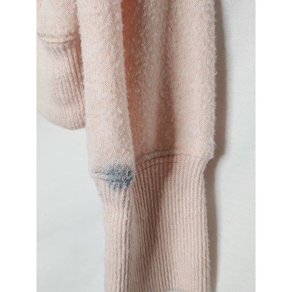 J. Crew Womens Peach Cross Body Sweater Sz Small - Slight Flaw On Left Sleeve - Picture 4 of 7